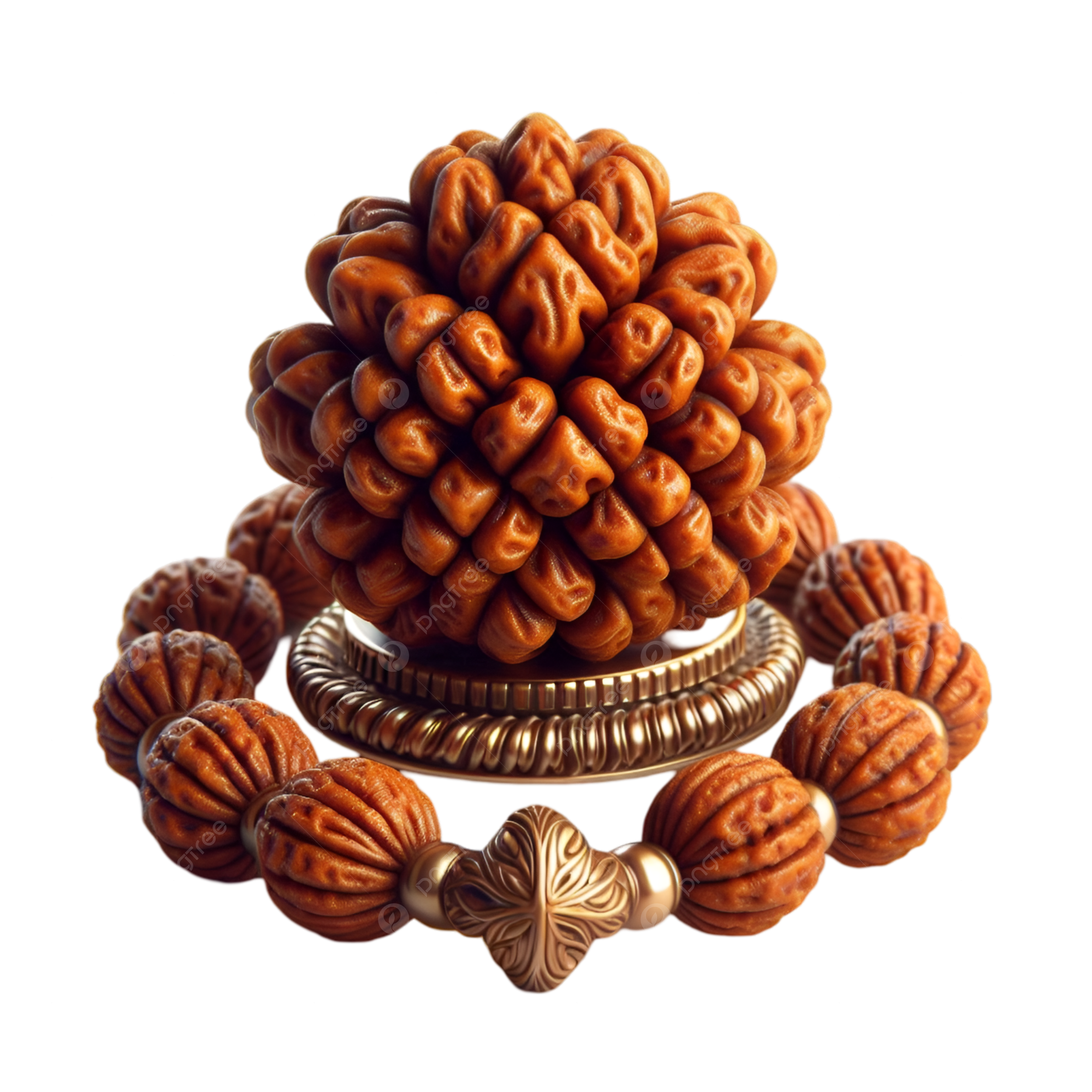 Rudrakhsh and gemstone